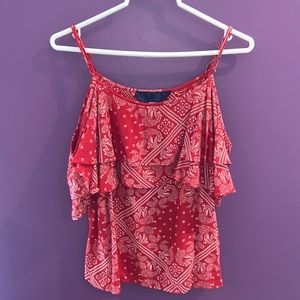 Red Bandana Top